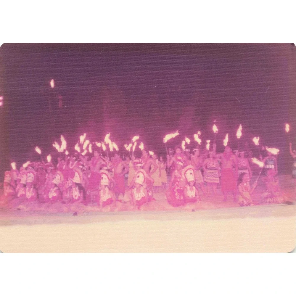 Vintage Polynesian Cultural Center Hawaii Night Dance Photos Lot of 3 - Picture 3 of 3